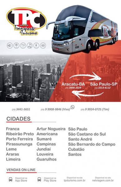 Viaje pela TPC Turismo: Segurança, conforto e pontualidade