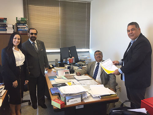 Presidente do legislativo de Brumado participa de audiência no Ministério Público da Bahia