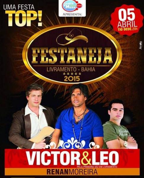 Hoje tem festa! Vitor e Leo em Livramento no Festaneja